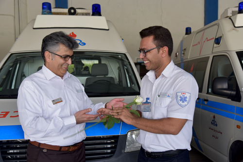 تقدیر از کارکنان مرکز هدایت اورژانس 2
