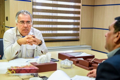 جلسه با مدیر شهرک پردیس 4