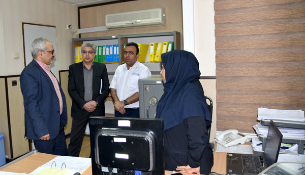 بازدید گیوکی مدیرمالی سازمان 1