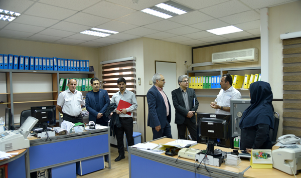 بازدید گیوکی مدیرمالی سازمان 2