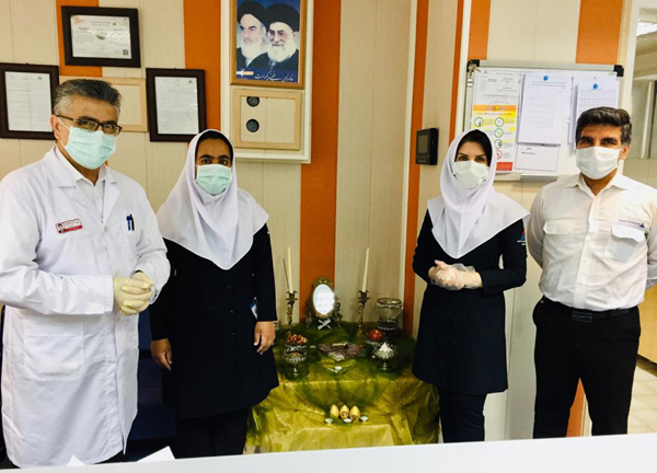 بازدید نوروزی رئیس بیمارستان  2