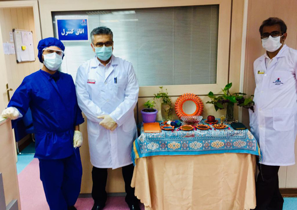 بازدید نوروزی رئیس بیمارستان  3