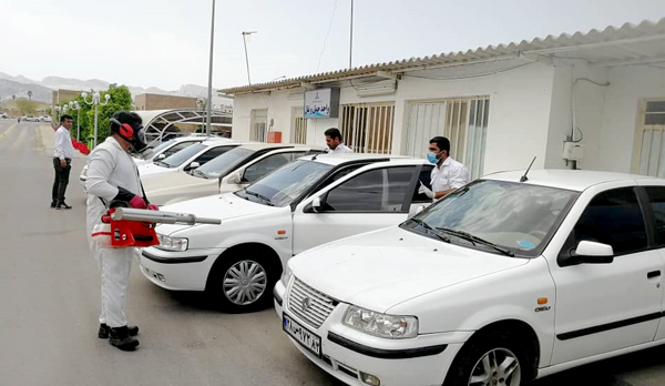 ضدعفونی خودروهای نقلیه 1