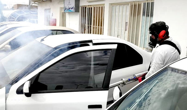 ضدعفونی خودروهای نقلیه 4