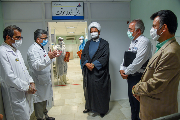 بازدید امام جمعه از بیمارستان  9