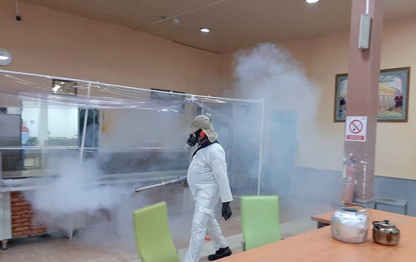 سمپاشی رستوران نار 2