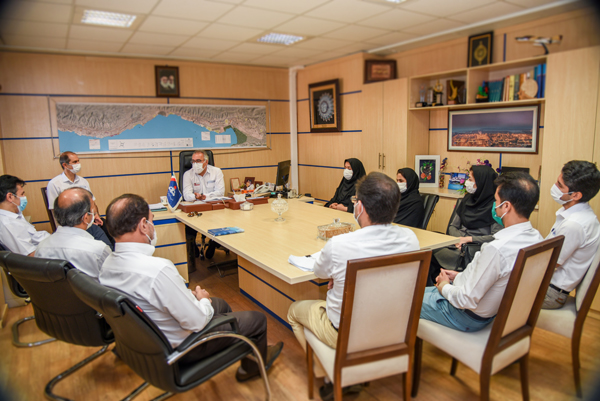 جلسه دکتر مالکی با امور دارویی 1