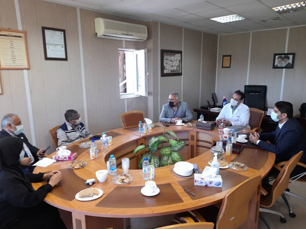 جلسه رییس بهداری با بخشدار خارگ 1