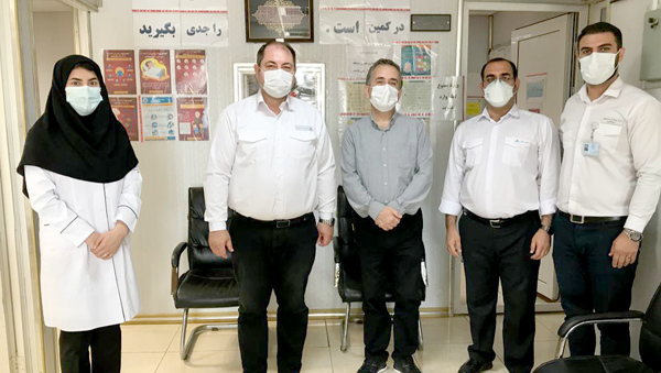 بازدید از درمانگاه پتروشیمی پارس  1