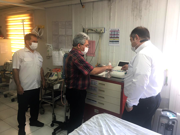 بازدید دکتر گران پی طب صنعتی عسلویه 3