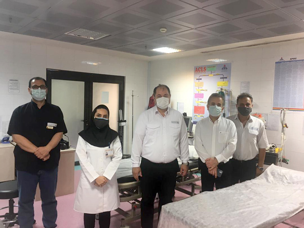 بازدید دکتر گران پی طب صنعتی عسلویه 4