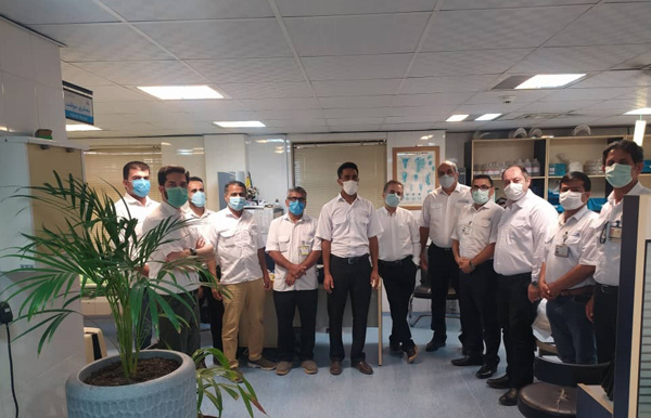 بازدید دکتر گران پی طب صنعتی عسلویه