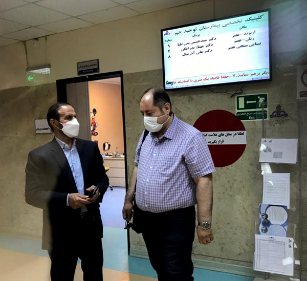 بازدید دکتر امینی بازرس سازمان 4