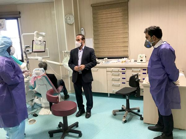 بازدید دکتر امینی بازرس سازمان 7