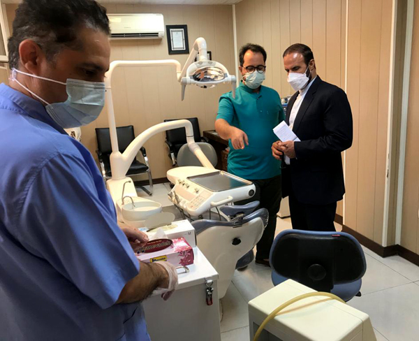 بازدید بازرسی ازد دفتر نظارت بر درمان بوشهر  2