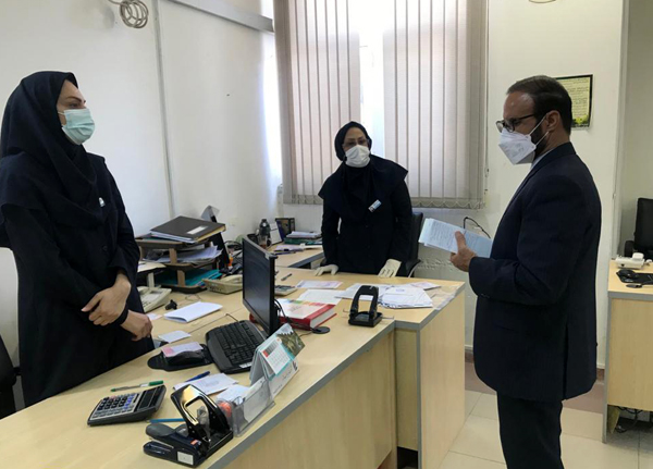بازدید بازرسی ازد دفتر نظارت بر درمان بوشهر  3