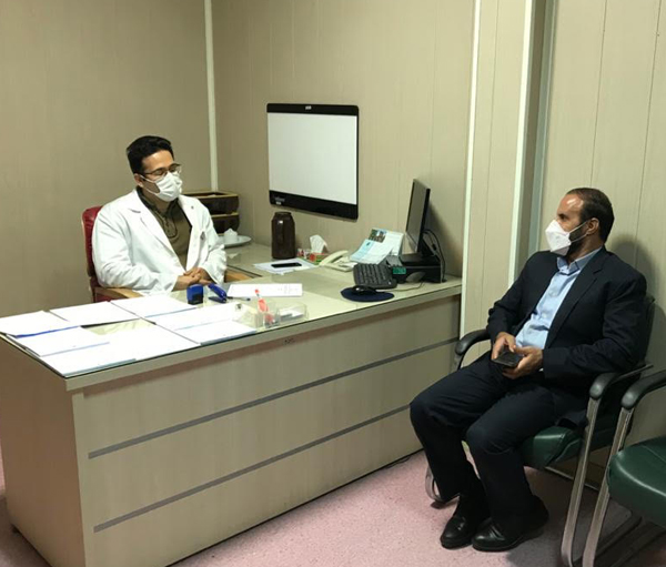 بازدید بازرسی از بیمارستان