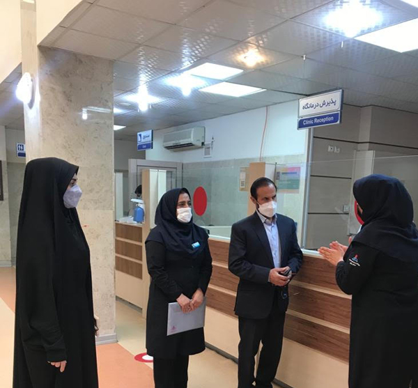 بازدید بازرسی از بیمارستان