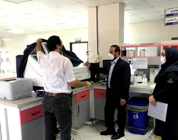 بازدید بازرسی از بیمارستان