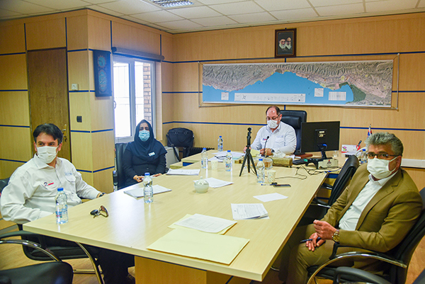 ویدئو کنفرانس واحد مدیریت برنامه ریزی  سازمان با مناطق ۱۴ گانه سازمان 2