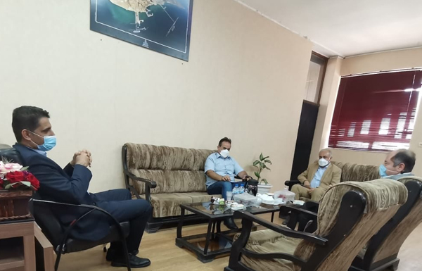 جلسه با بخشدار خارگ 1