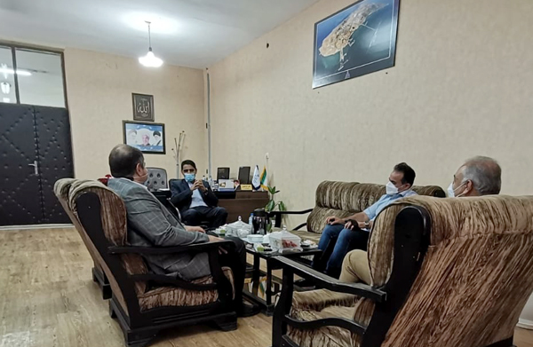 جلسه با بخشدار خارگ 2