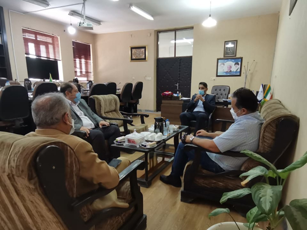 جلسه با بخشدار خارگ 3