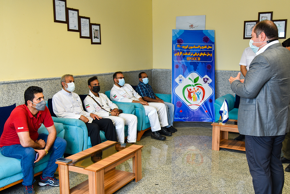 تزریق واکسن کارکنان سکوها 8