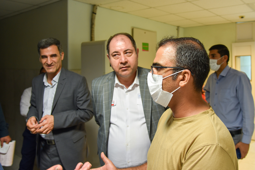 بازدید مدیر عامل سازمان از بیمارستان  20