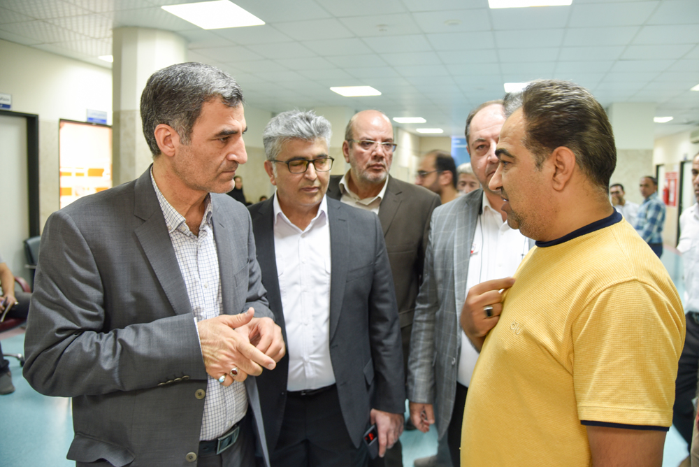 بازدید مدیر عامل سازمان از بیمارستان  65