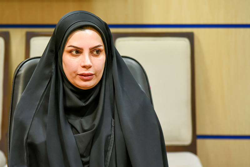 23- در دیدار دکتر سعید گران پی با عاطفه قلاوند، سرپرست جدید شبکه بهداشت و درمان جم 2