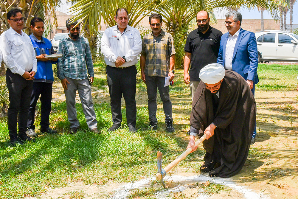 کلنگ ساخت سالن ورزشی چندمنظوره  4