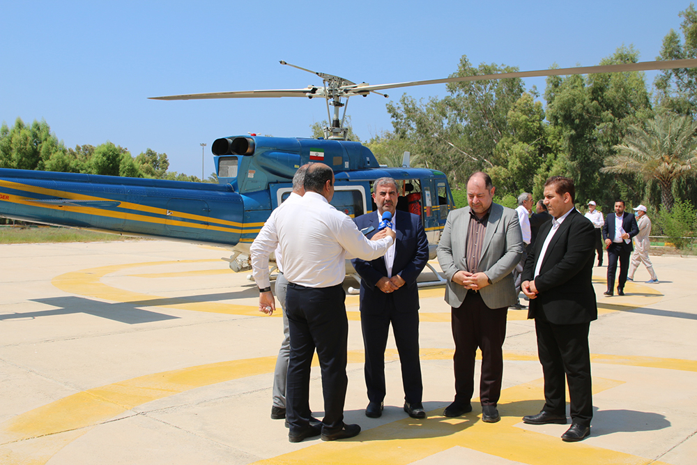 28- انعقاد قرارداد تأمین بالگرد آمبولانس در منطقه ویژه اقتصادی پارس 4