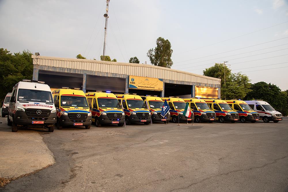 رونمایی از آمبولانس ها 5
