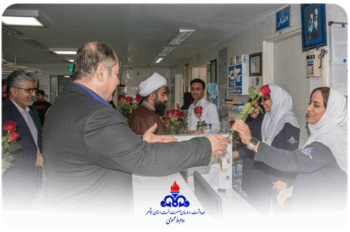 روز قدردانی از سپیدپوشان سلامت در بیمارستان توحید جم