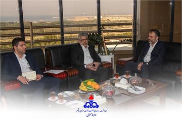 دیدار سرپرست بهداشت و درمان صنعت نفت استان بوشهر با مدیر عامل مجتمع گاز پارس جنوبی